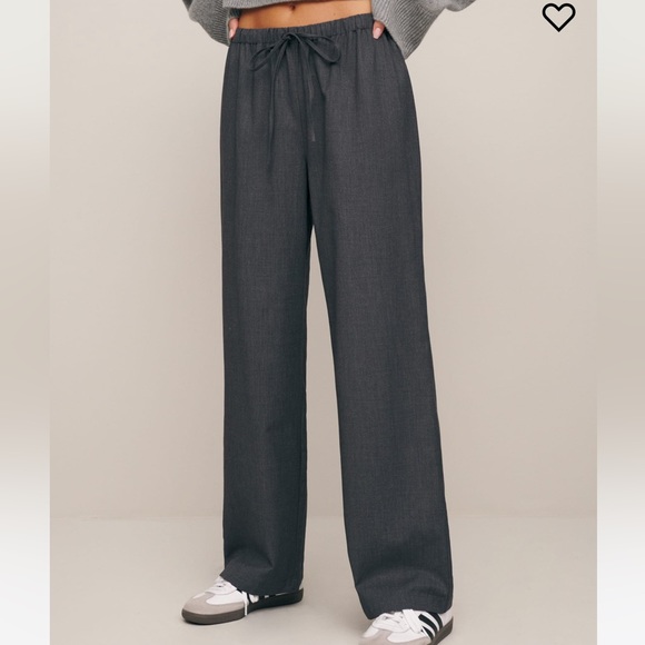 Reformation Olina Pant in Charcoal *NEW* - Picture 1 of 5